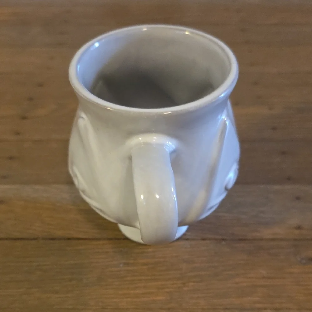 Jonathan Adler -Cat Utopia 3D Light Grey Mug 12oz